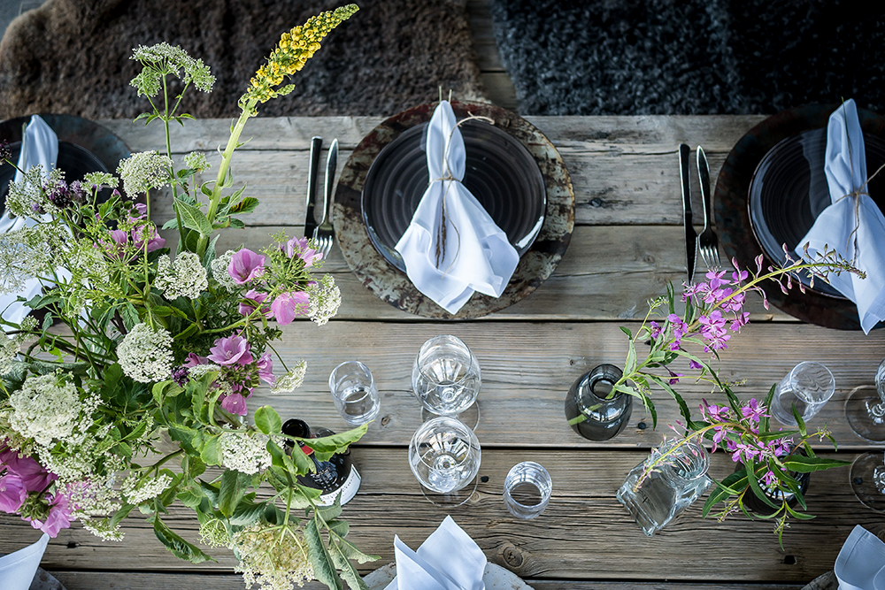 Dukat bord i Kappelhamn chambre séparée på Torekov Hotell